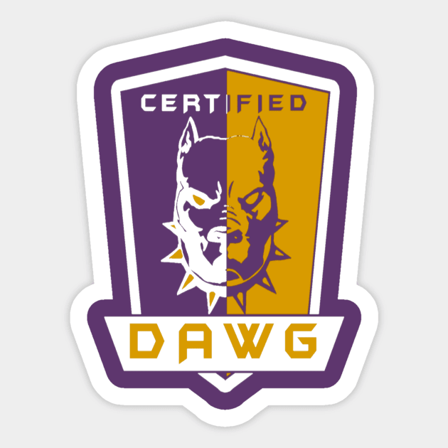 Certifiable Big Dawg Sticker by BIG DAWG APPAREL